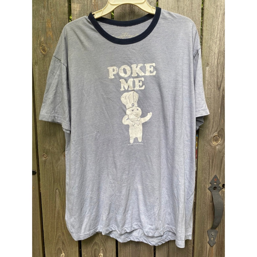 Pillsbury Doughboy Graphic T POKE ME‎ Size xl SAVVY